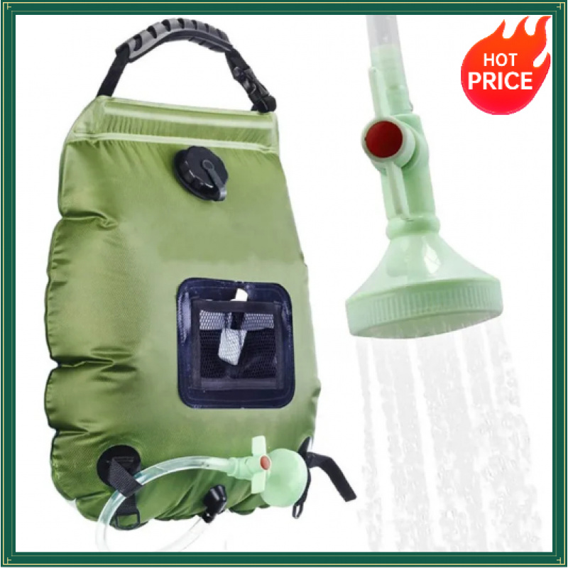 Outdoor Camping Hot Water Shower - Solar Shower Bag 20L Outdoor Solar