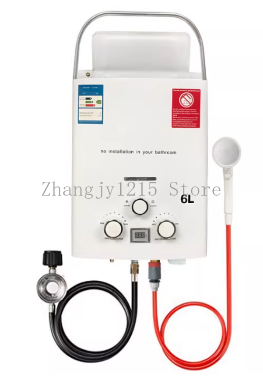 Outdoor Camping Hot Water Shower - Propane LPG Gas Tankless Water Heater