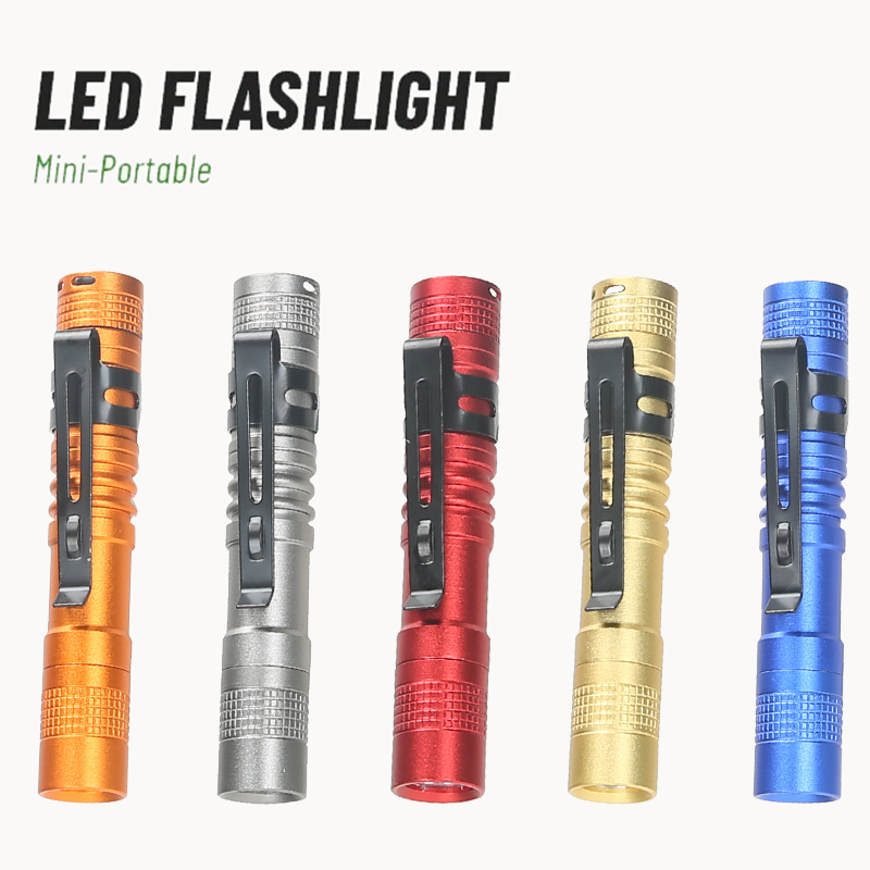 Outdoor Camping Adventure Lamp - Portable Mini LED Pen Flashlight with