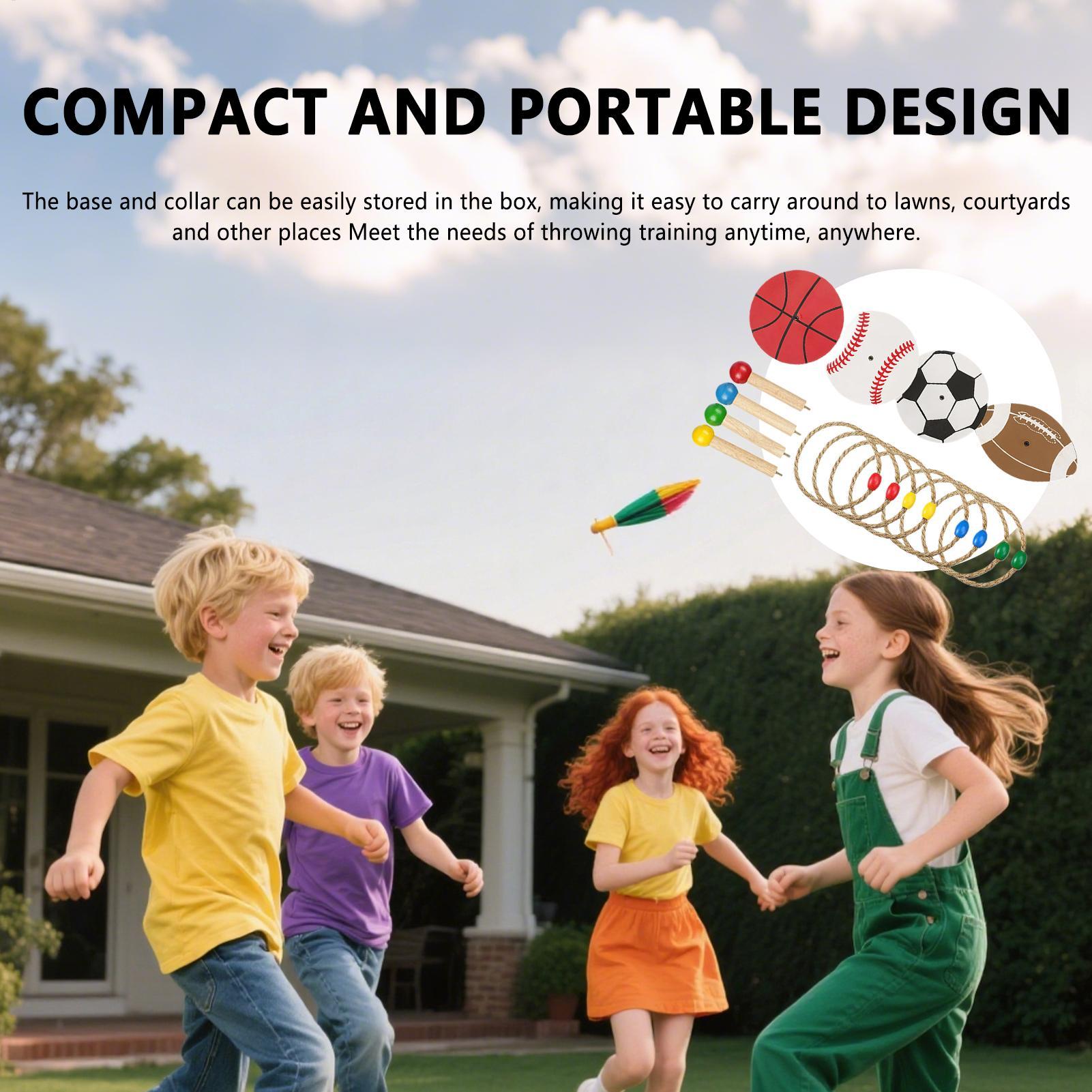 Outdoor Camping Games For Adults - Ring Game Outdoor Backyard Toys Ring
