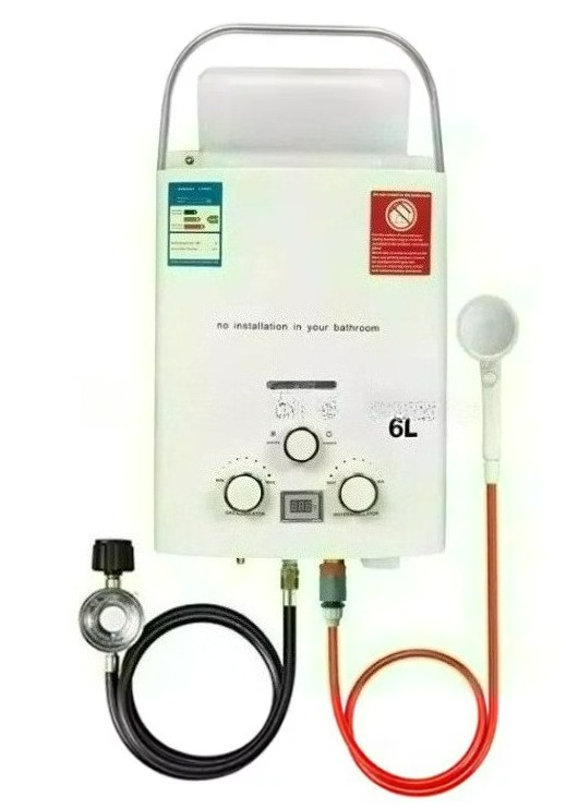 Outdoor Camping Hot Water Shower - Propane LPG Gas Tankless Water Heater