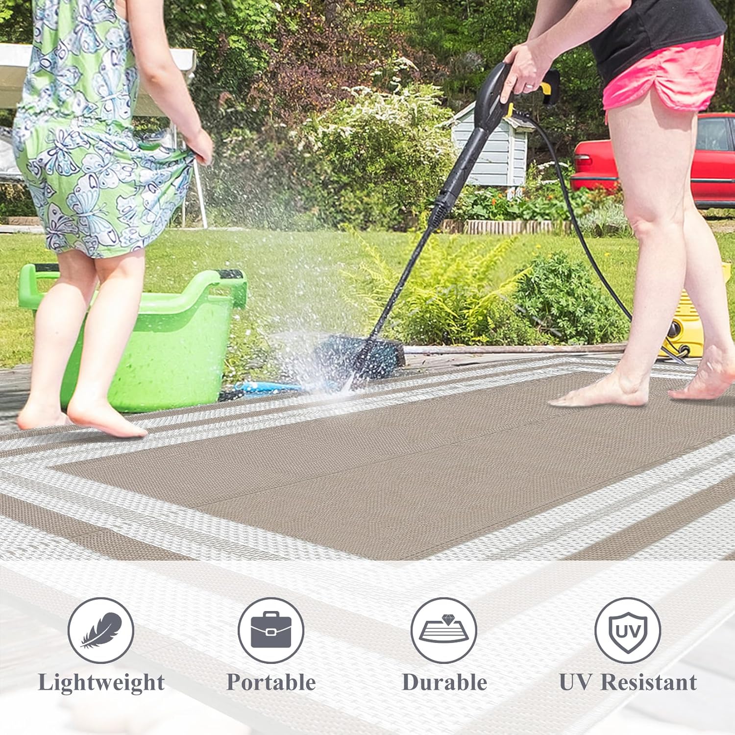 9x12 Outdoor Rug – Waterproof  - đánh giá và giá Outdoor Camping Rugs 9X12