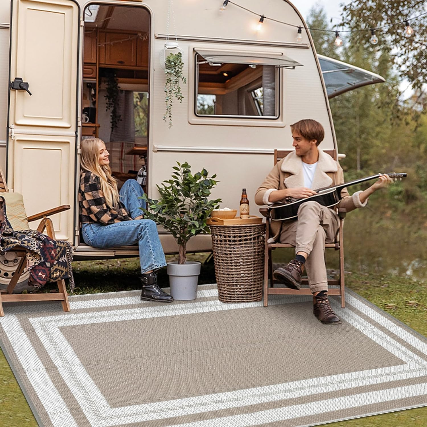 9x12 Outdoor Rug – Waterproof  - đánh giá và giá Outdoor Camping Rugs 9X12