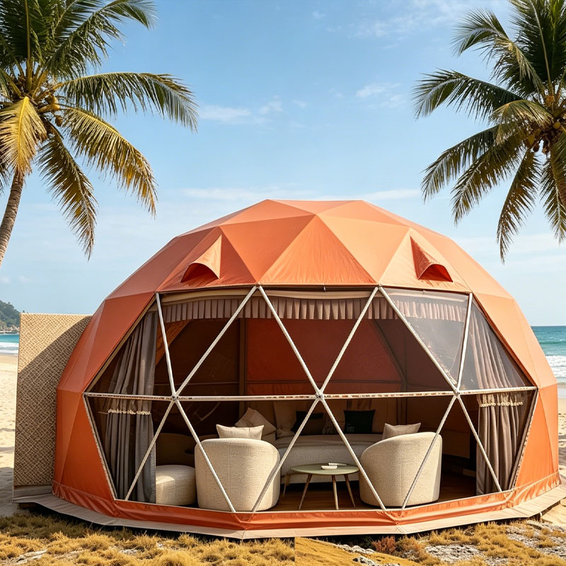 Luxury Glamping Dome House Geo - đánh giá và giá Outdoor Camping Dome