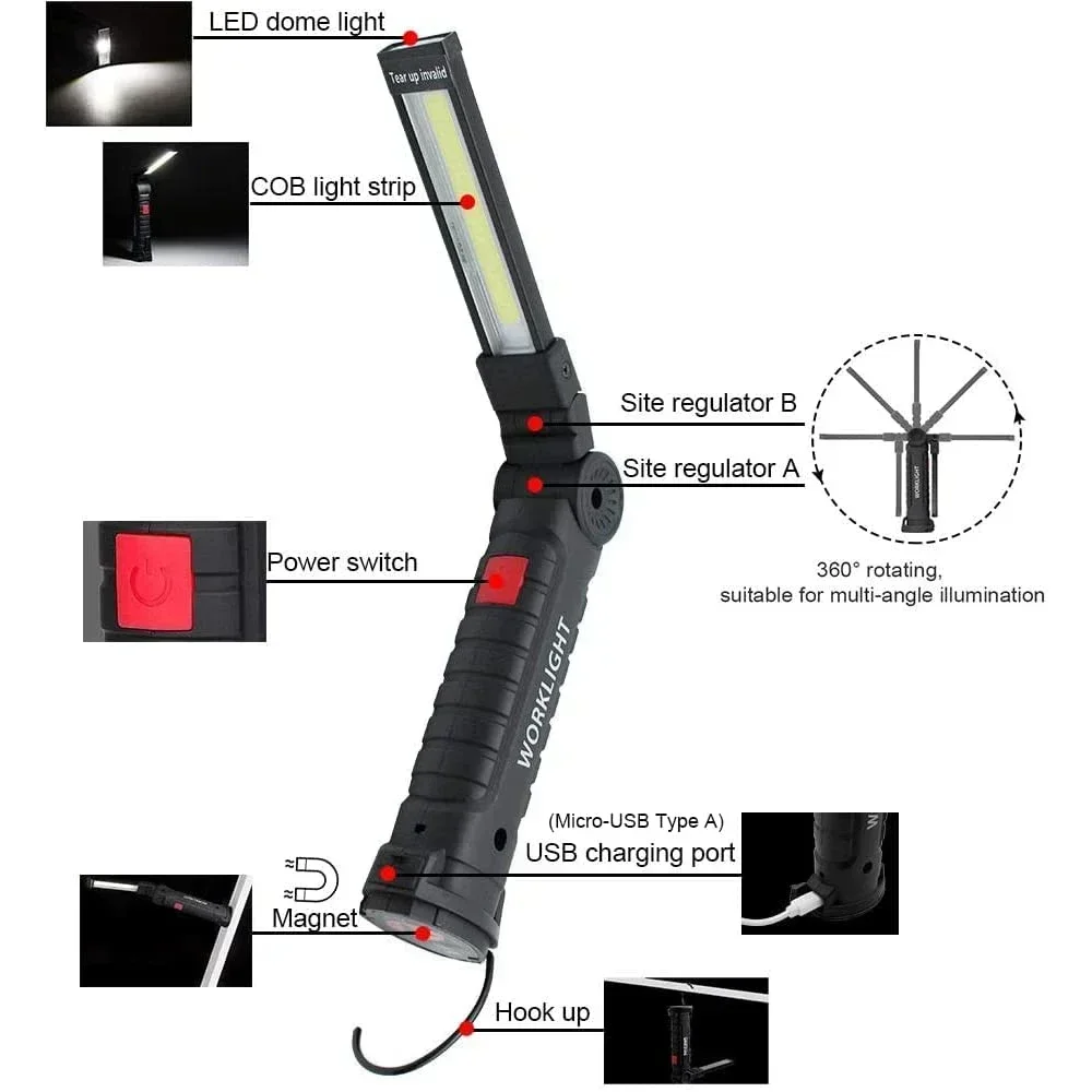 1-5PCS Multifunctional Folding - đánh giá và giá Outdoor Camping Adventure Lamp