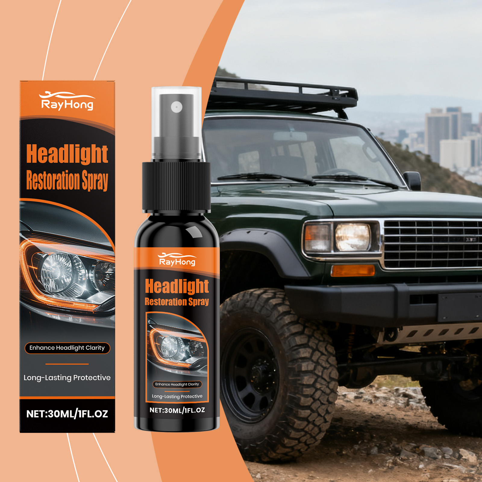 30ml Headlight Restoration Spr - đánh giá và giá Headlamp