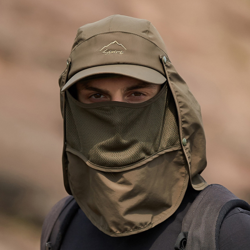 Đa Năng Có Thể Gấp Gọn Nhanh K - đánh giá và giá Camping Outdoor Quick Drying Sun Neck Protection Cap Hat