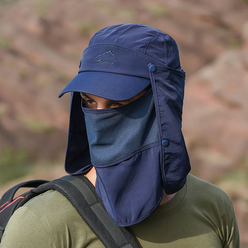 Đa Năng Có Thể Gấp Gọn Nhanh K - đánh giá và giá Camping Outdoor Quick Drying Sun Neck Protection Cap Hat