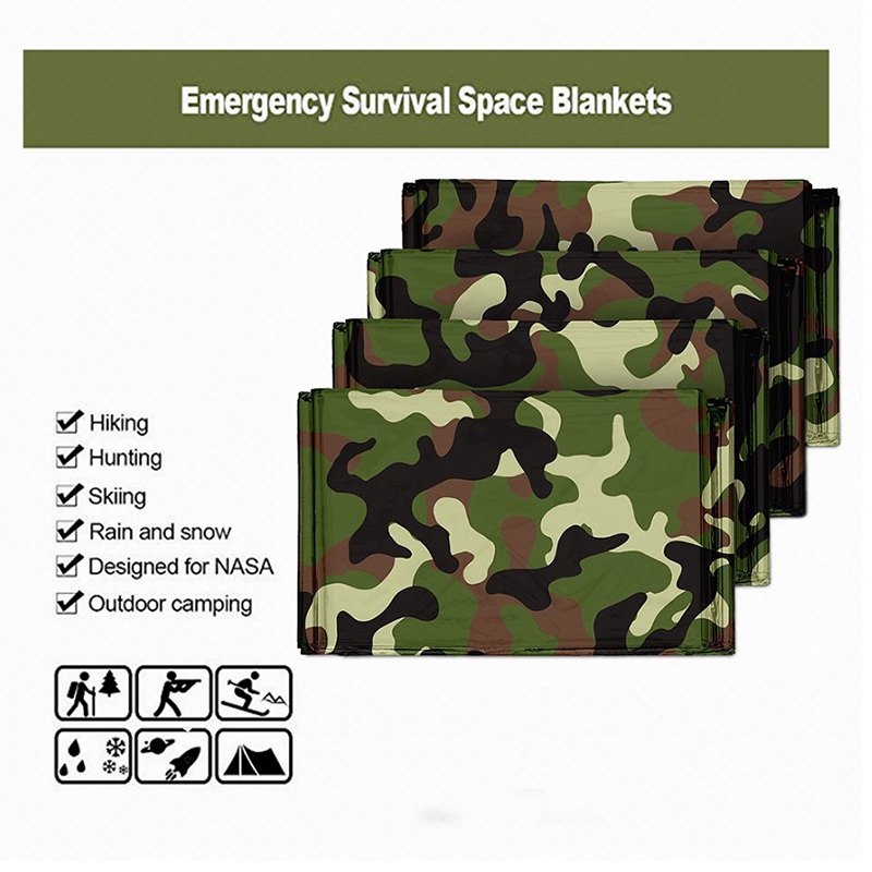 1pcs Emergency Thermal Blanket - đánh giá và giá Outdoor Camping Rug Waterproof