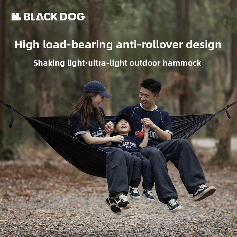 Black Dog Solid Color Parachut - đánh giá và giá Outdoor Camping Hammock