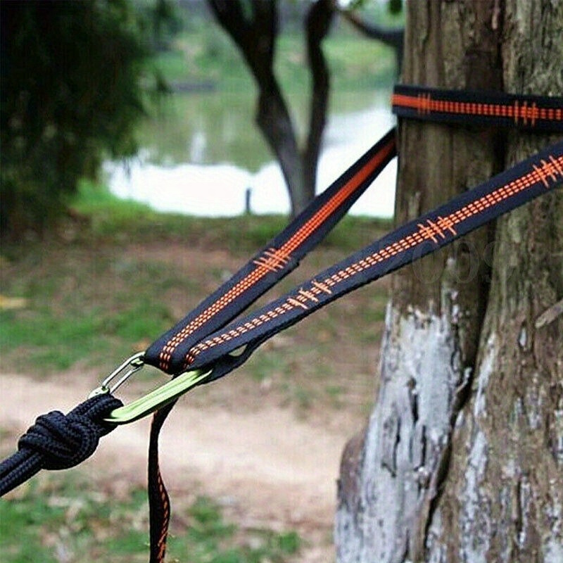 2/4 piece heavy duty climbing  - đánh giá và giá Outdoor Camping Hammock