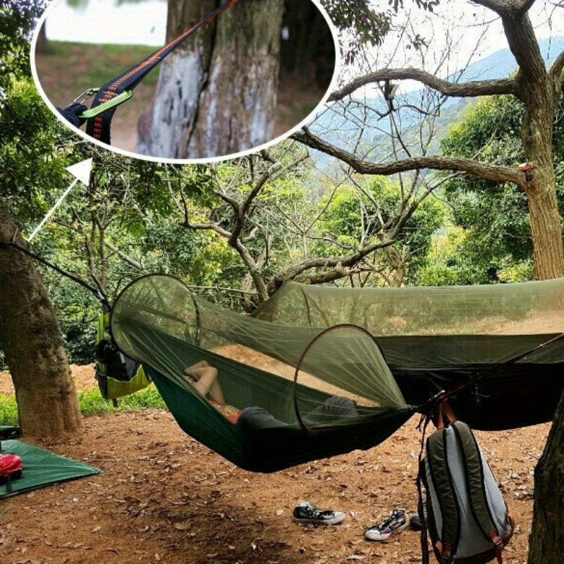 2/4 piece heavy duty climbing  - đánh giá và giá Outdoor Camping Hammock