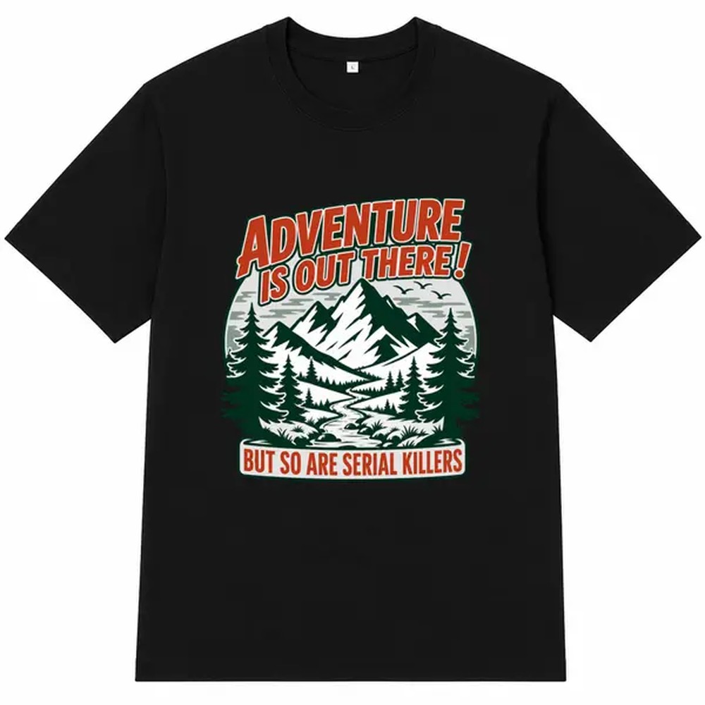 Outdoor Adventure Letter Print - đánh giá và giá Outdoor Camping Outfit