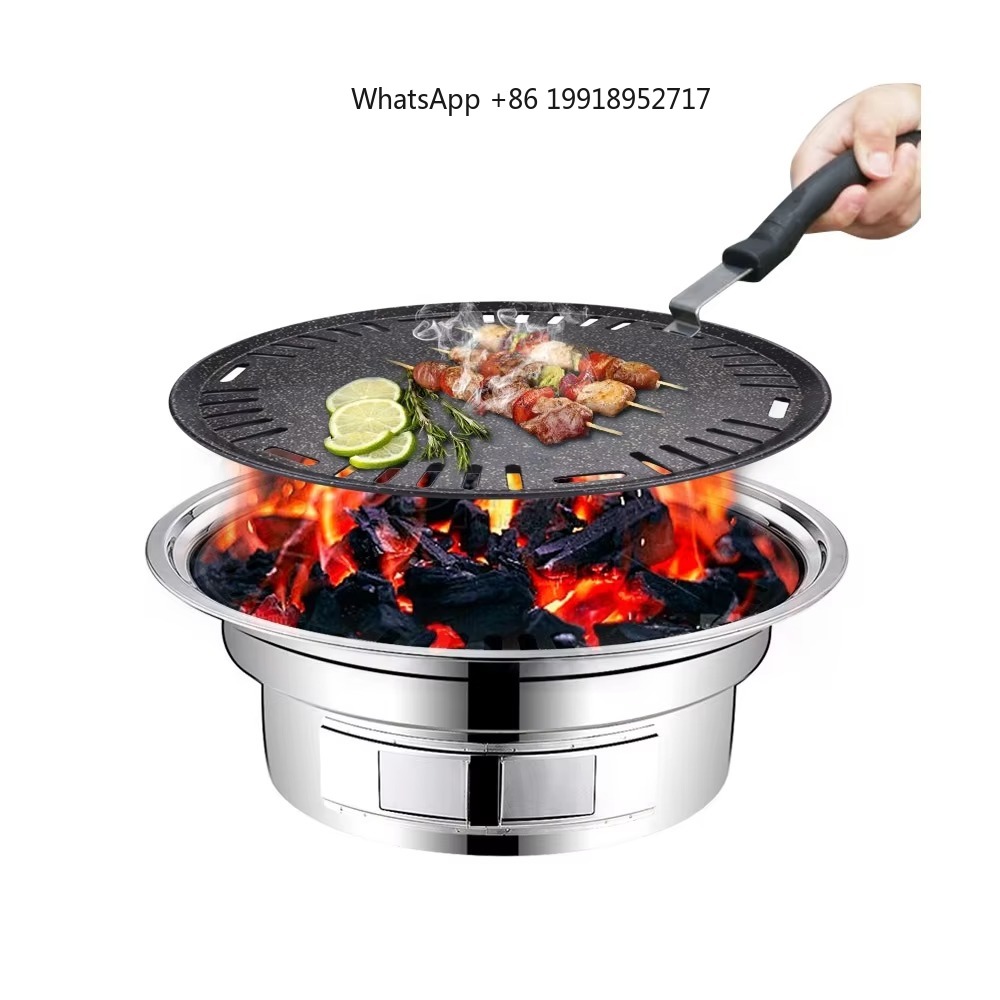 Aluminum Round Bbq Plate Non S - đánh giá và giá Outdoor Camping Korea