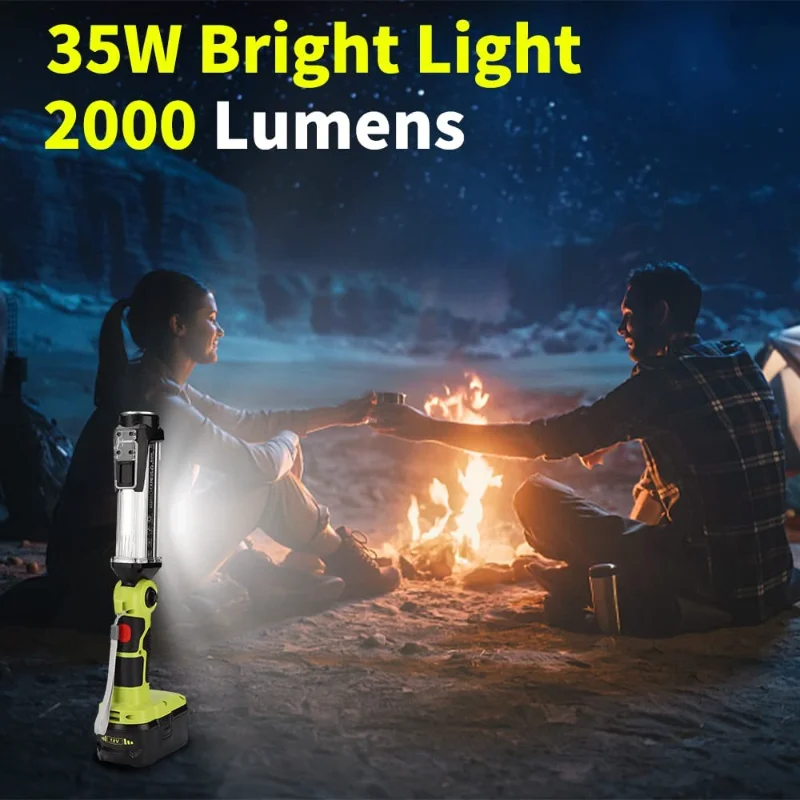 LED Work Light for Ryobi ONE+  - đánh giá và giá Outdoor Camping Adventure Lamp