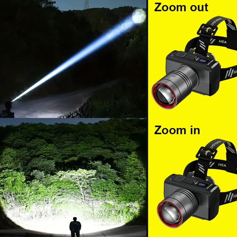 2026 LED digital Rechargeable  - đánh giá và giá Headlamp