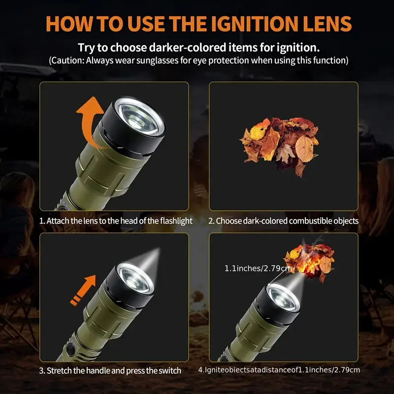 Ultra Powerful Flashlight Conc - đánh giá và giá Outdoor Camping Adventure Lamp