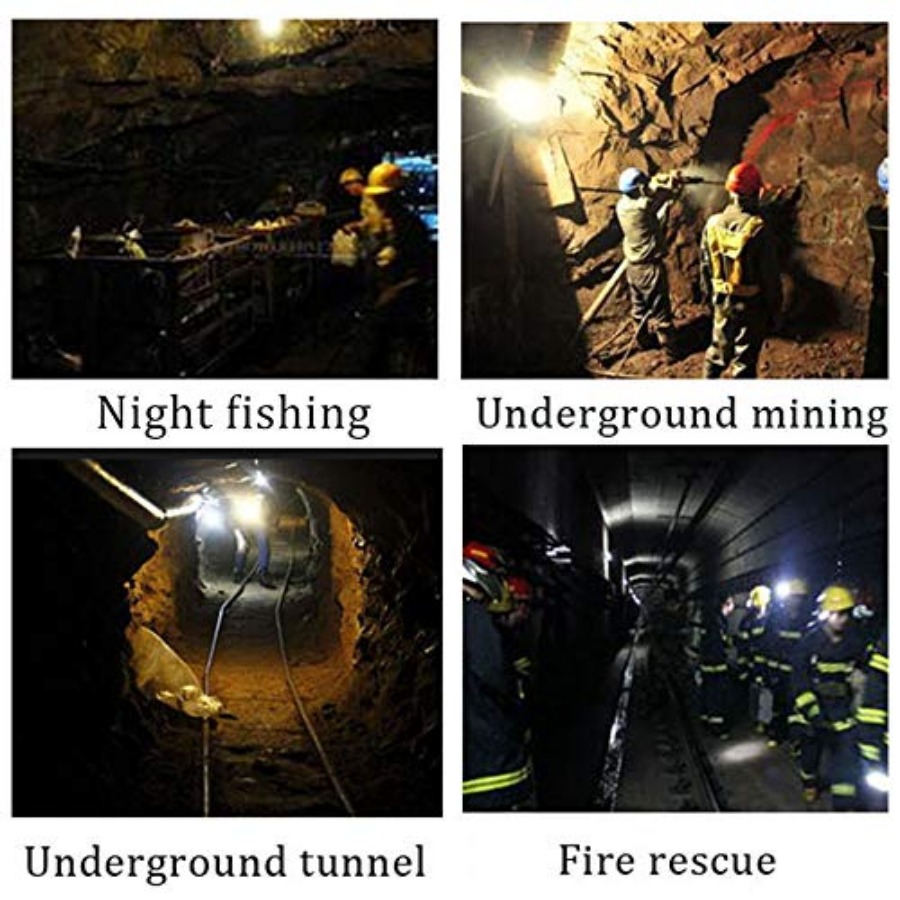 Rechargeable LED Mining Headla - đánh giá và giá Headlamp