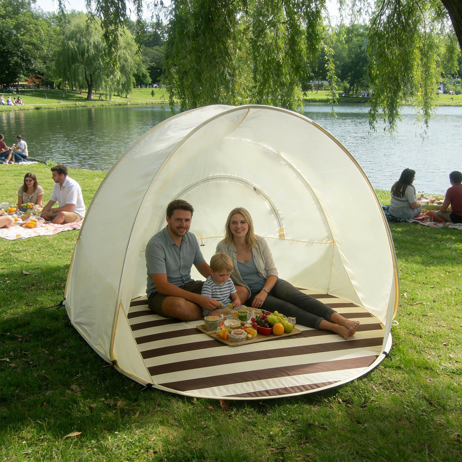 Portable Quick-opening Beach T - đánh giá và giá Outdoor Camping Dome