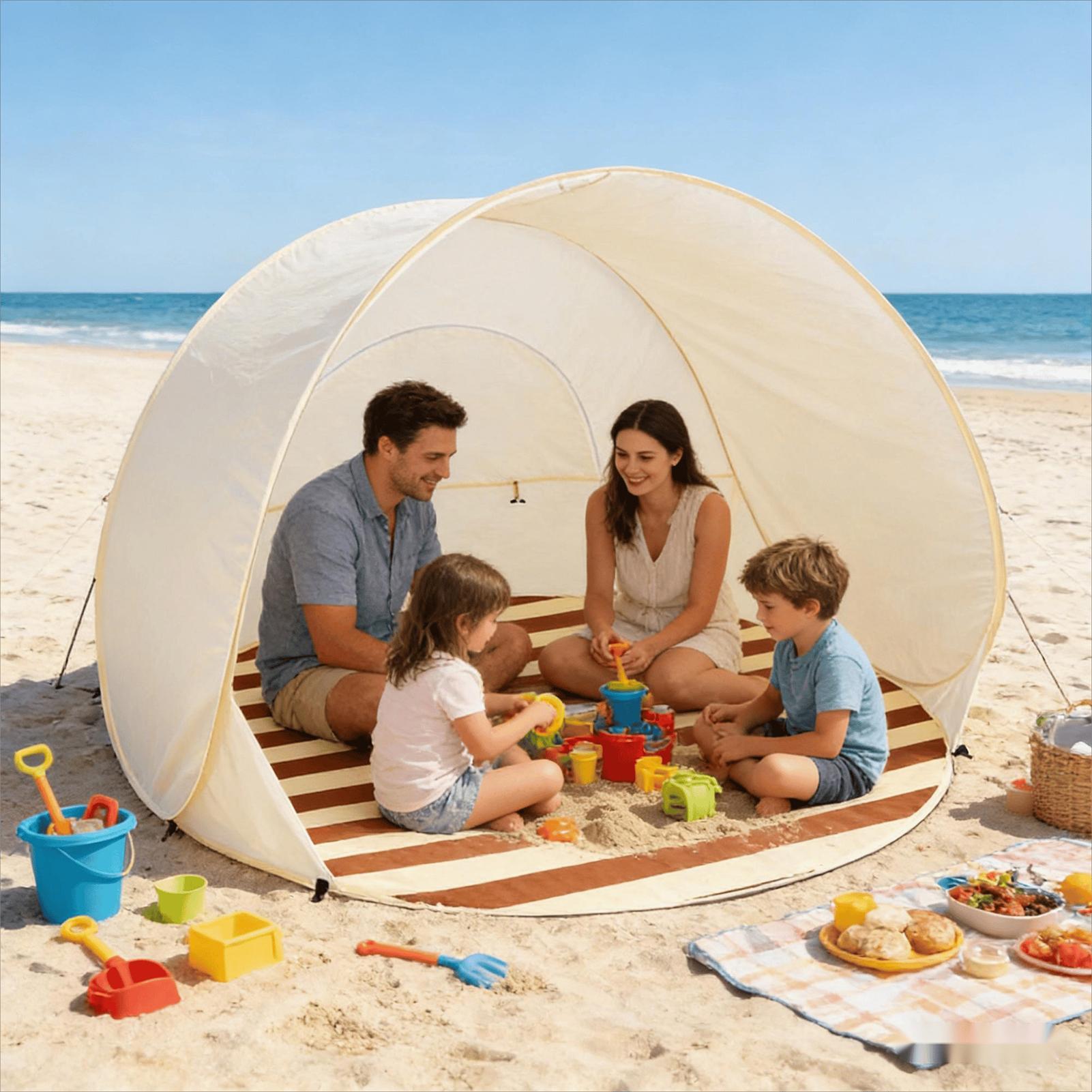 Portable Quick-opening Beach T - đánh giá và giá Outdoor Camping Dome