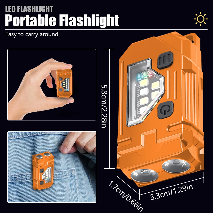 Mini Keychain EDC Flashlight R - đánh giá và giá Headlamp