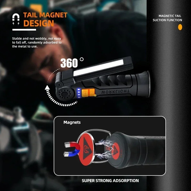 Portable COB LED Flashlight US - đánh giá và giá Outdoor Camping Adventure Lamp
