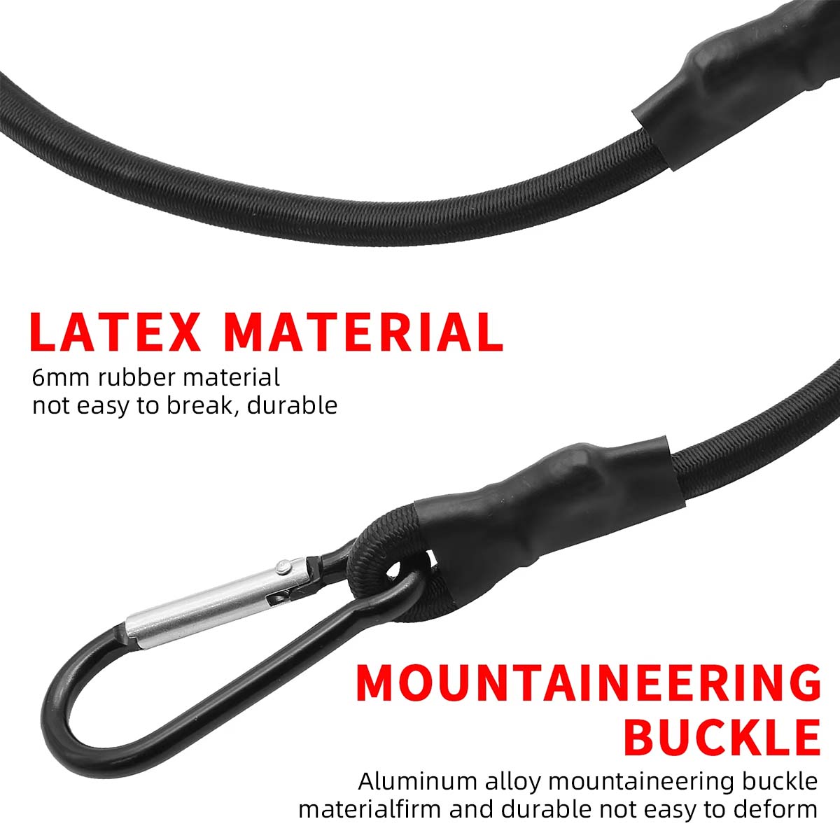 1Pcs Elastic Bungee Cord with  - đánh giá và giá Camping Rope