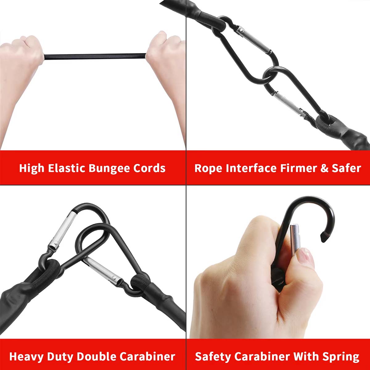 1Pcs Elastic Bungee Cord with  - đánh giá và giá Camping Rope