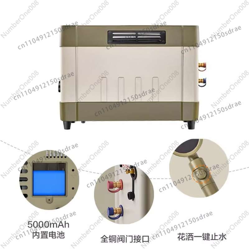 Outdoor Constant Temperature W - đánh giá và giá Outdoor Camping Hot Water Shower