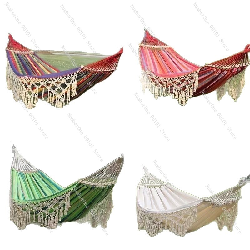 Canvas Double Hammock with Tas - đánh giá và giá Outdoor Camping Hammock