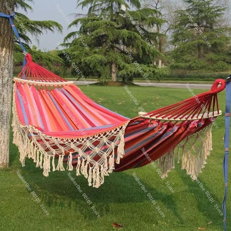 Canvas Double Hammock with Tas - đánh giá và giá Outdoor Camping Hammock