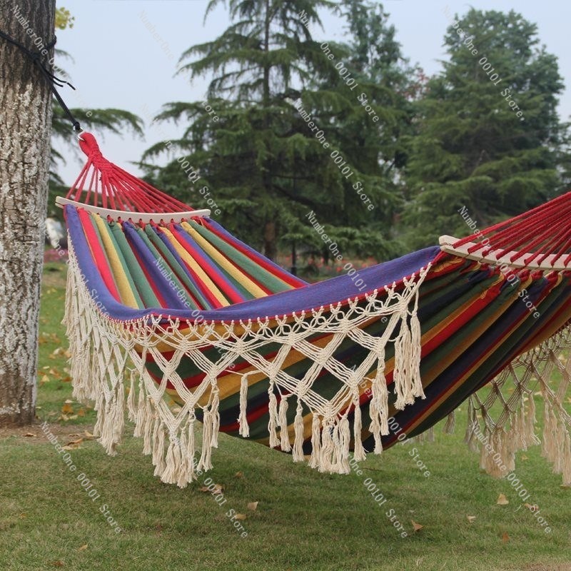 Canvas Double Hammock with Tas - đánh giá và giá Outdoor Camping Hammock