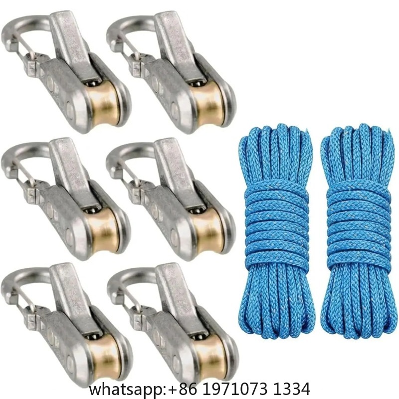 Rope Roller 6 Pack, Stainless  - đánh giá và giá Camping Rope