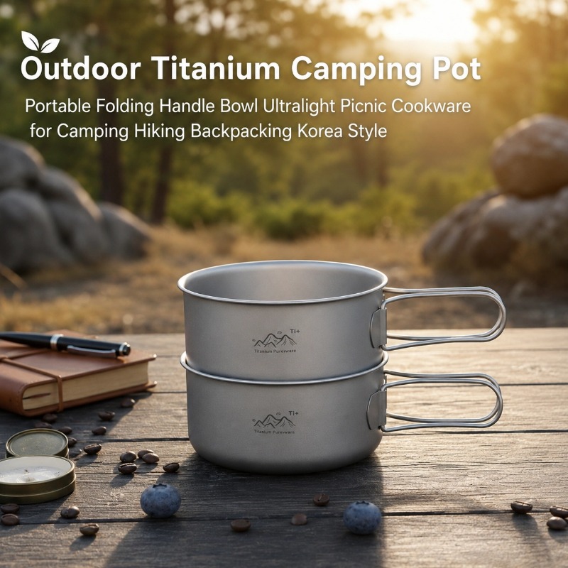 Outdoor Titanium Camping Pot P - đánh giá và giá Outdoor Camping Korea