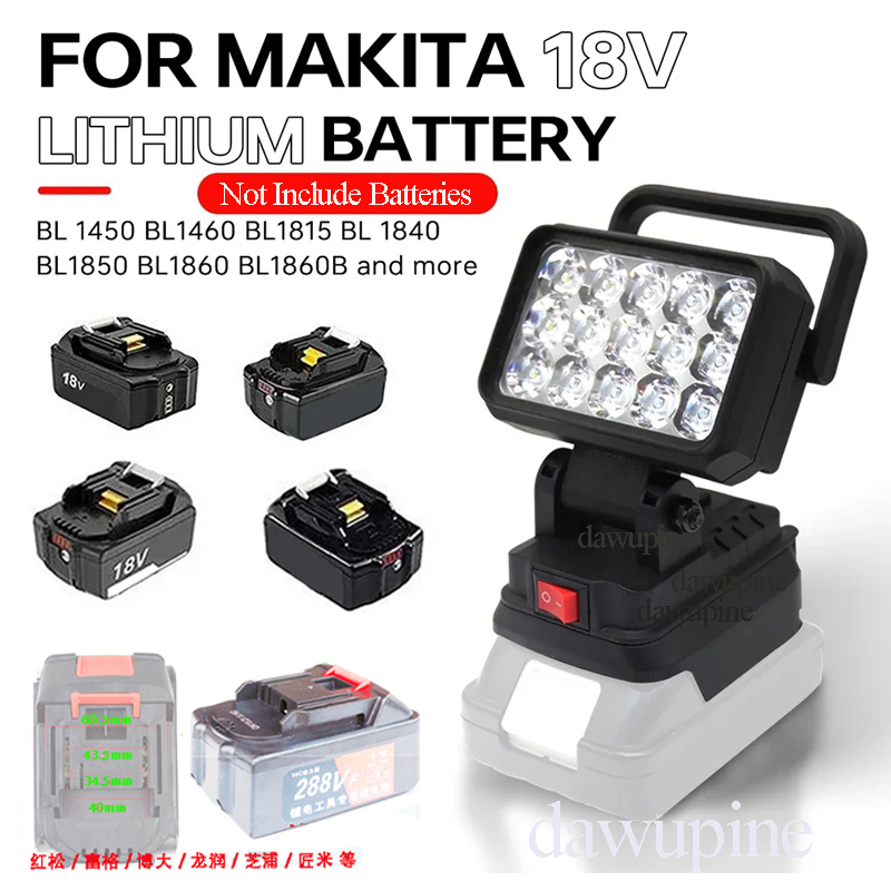 For Makita 18V Li-ion Battery  - đánh giá và giá Outdoor Camping Adventure Lamp