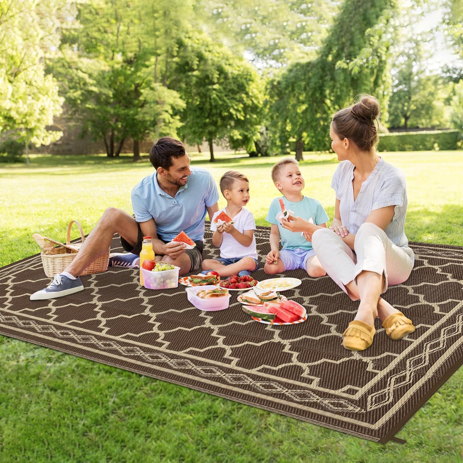 9x12 Reversible Outdoor Patio  - đánh giá và giá Outdoor Camping Rugs 9X12