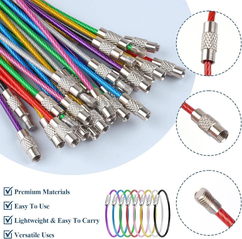 25PCS/Set Colorful Stainless S - đánh giá và giá Camping Rope