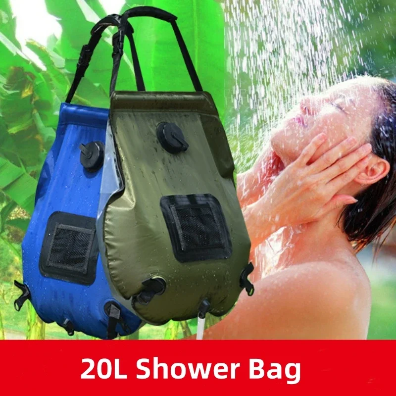 Solar Shower Bag 20L Outdoor S - đánh giá và giá Outdoor Camping Hot Water Shower