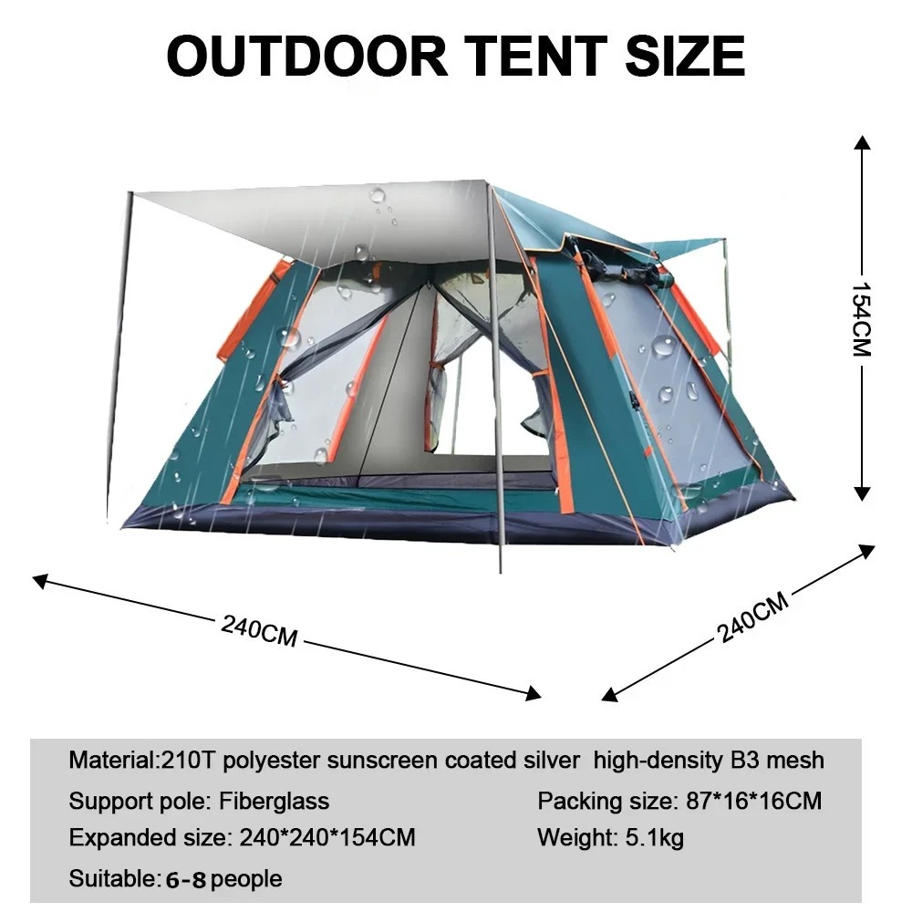 Goture Waterproof Automatic Te - đánh giá và giá Outdoor Camping Dome