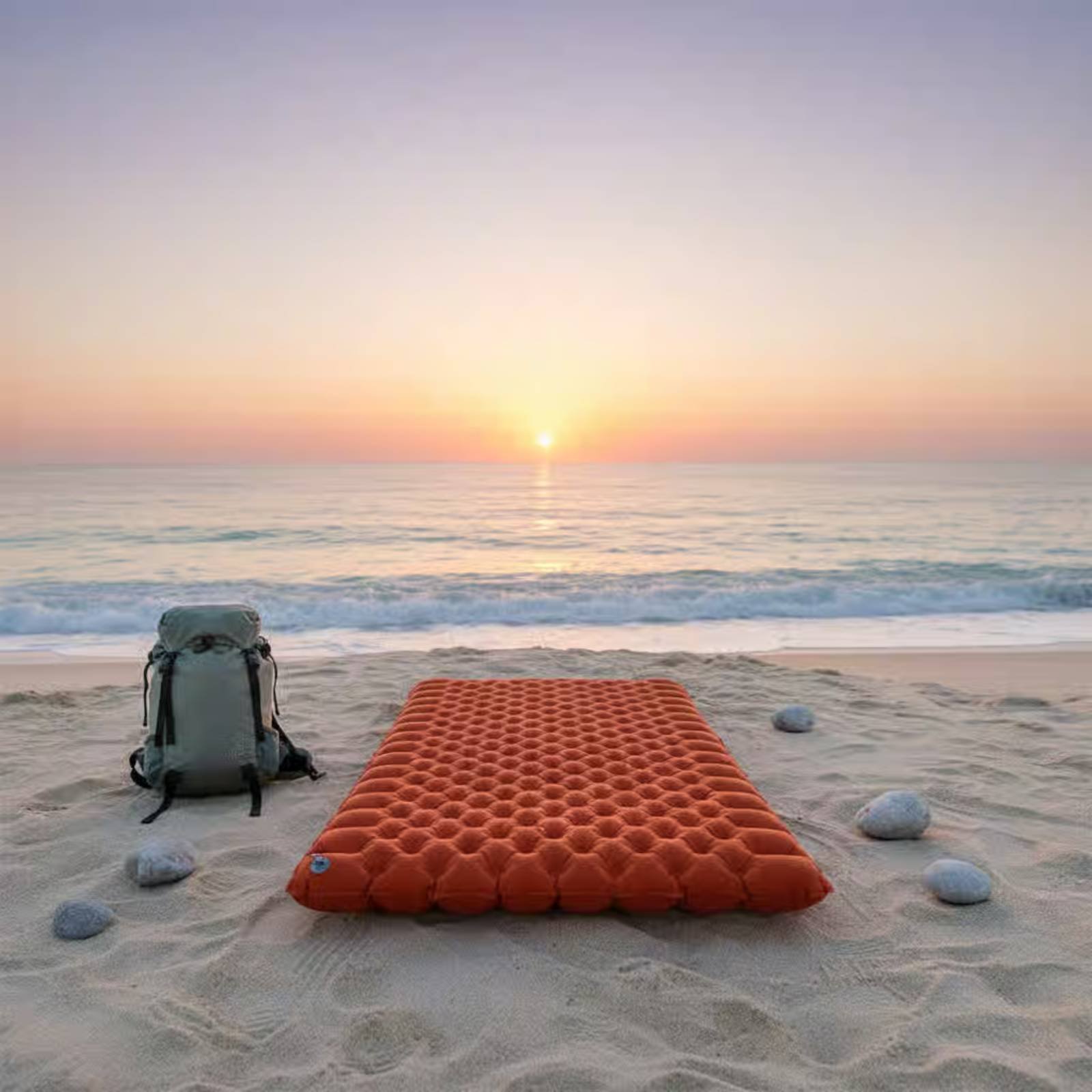 Inflatable Camping Mat Nylon T - đánh giá và giá Outdoor Camping Rug Waterproof