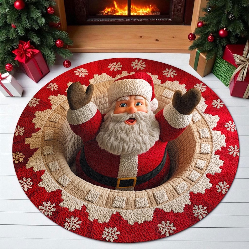 Christmas Santa Claus Round Do - đánh giá và giá Outdoor Camping Ideas For Adults