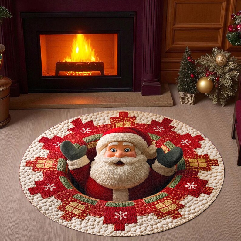Christmas Santa Claus Round Do - đánh giá và giá Outdoor Camping Ideas For Adults