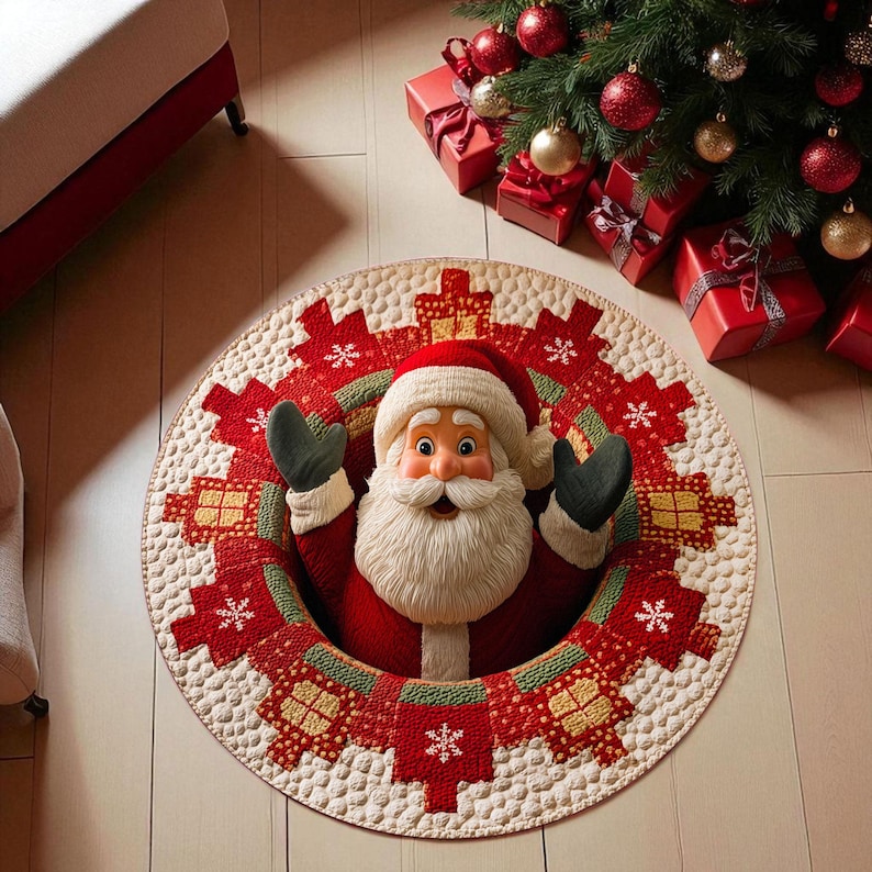 Christmas Santa Claus Round Do - đánh giá và giá Outdoor Camping Ideas For Adults