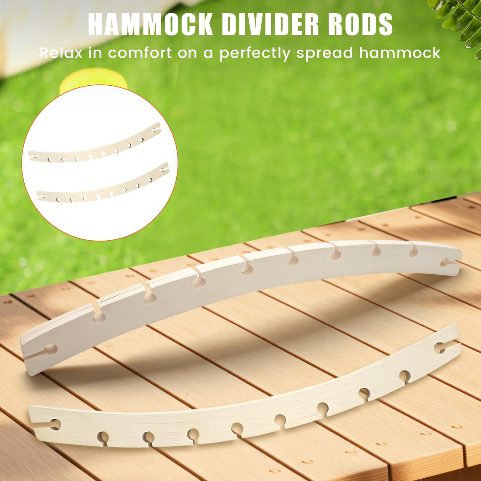 2 Pieces 10-Hole Wooden Hammoc - đánh giá và giá Outdoor Camping Hammock