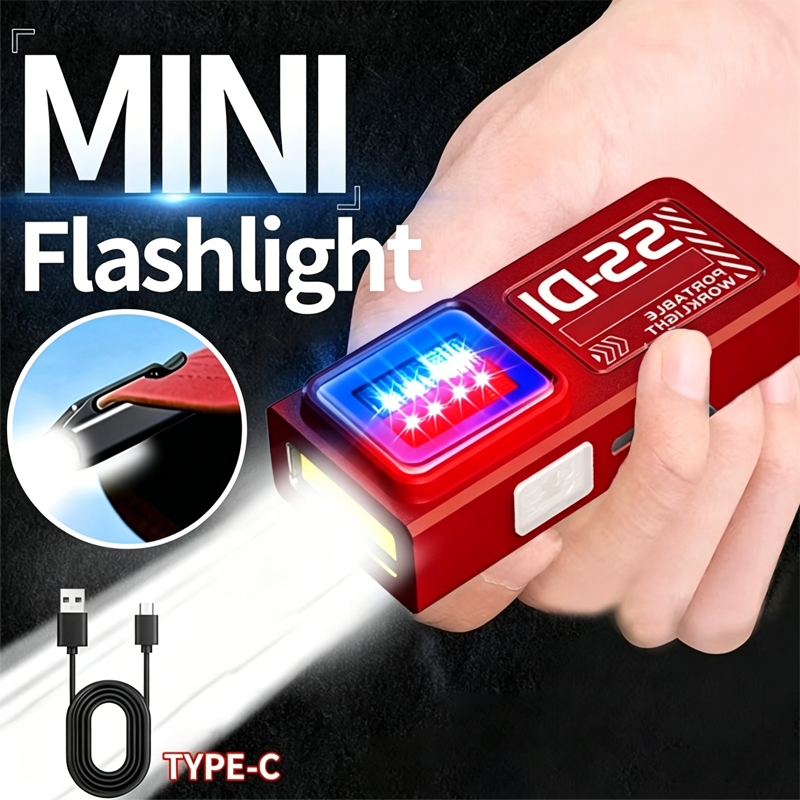 1/2PCS Mini COB LED Flashlight - đánh giá và giá Outdoor Camping Adventure Lamp