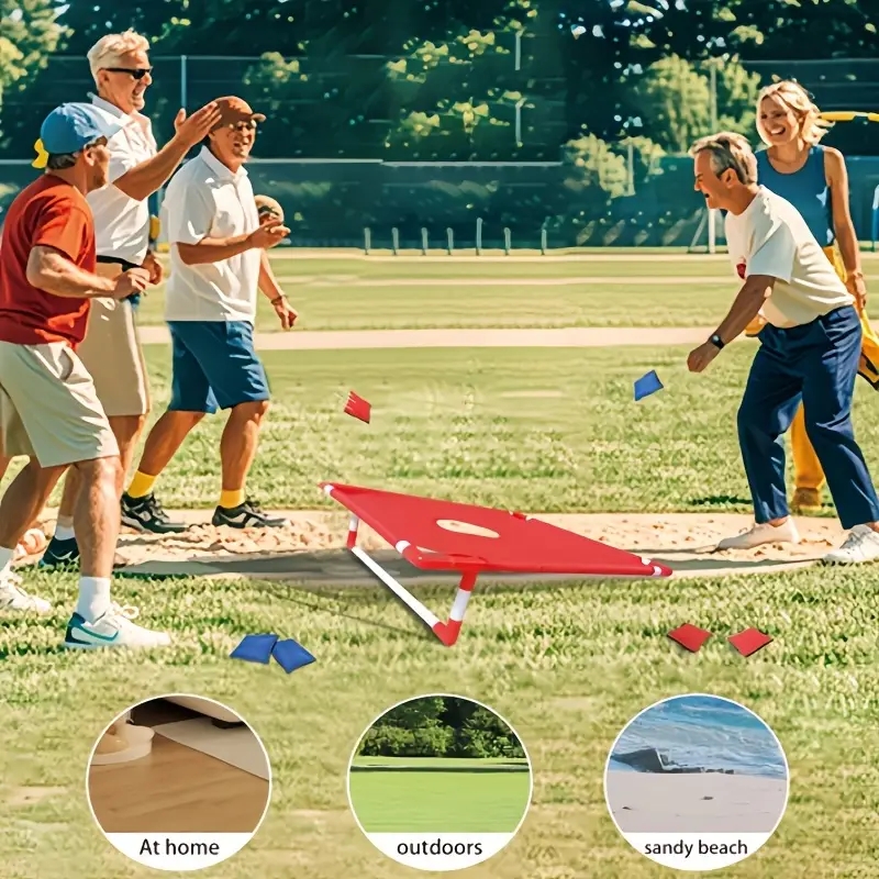 Corn Hole Game Set includes 2  - đánh giá và giá Outdoor Camping Games For Adults