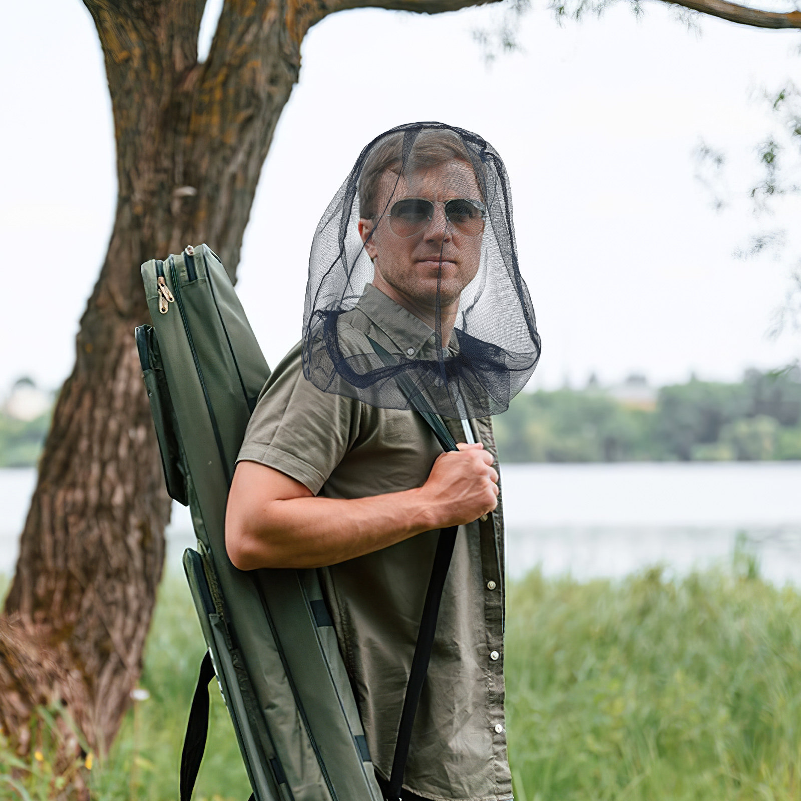 2Pcs Outdoor Head Net Mosquito - đánh giá và giá Outdoor Camping Mosquito Net
