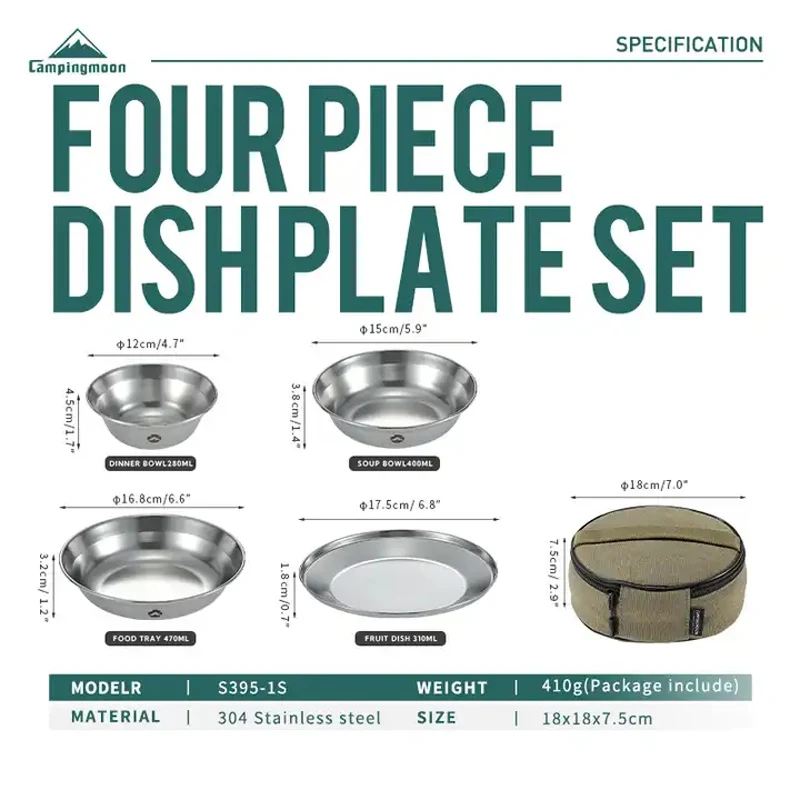 CAMPINGMOON S395-1S 8-Piece St - đánh giá và giá Outdoor Camping Korea