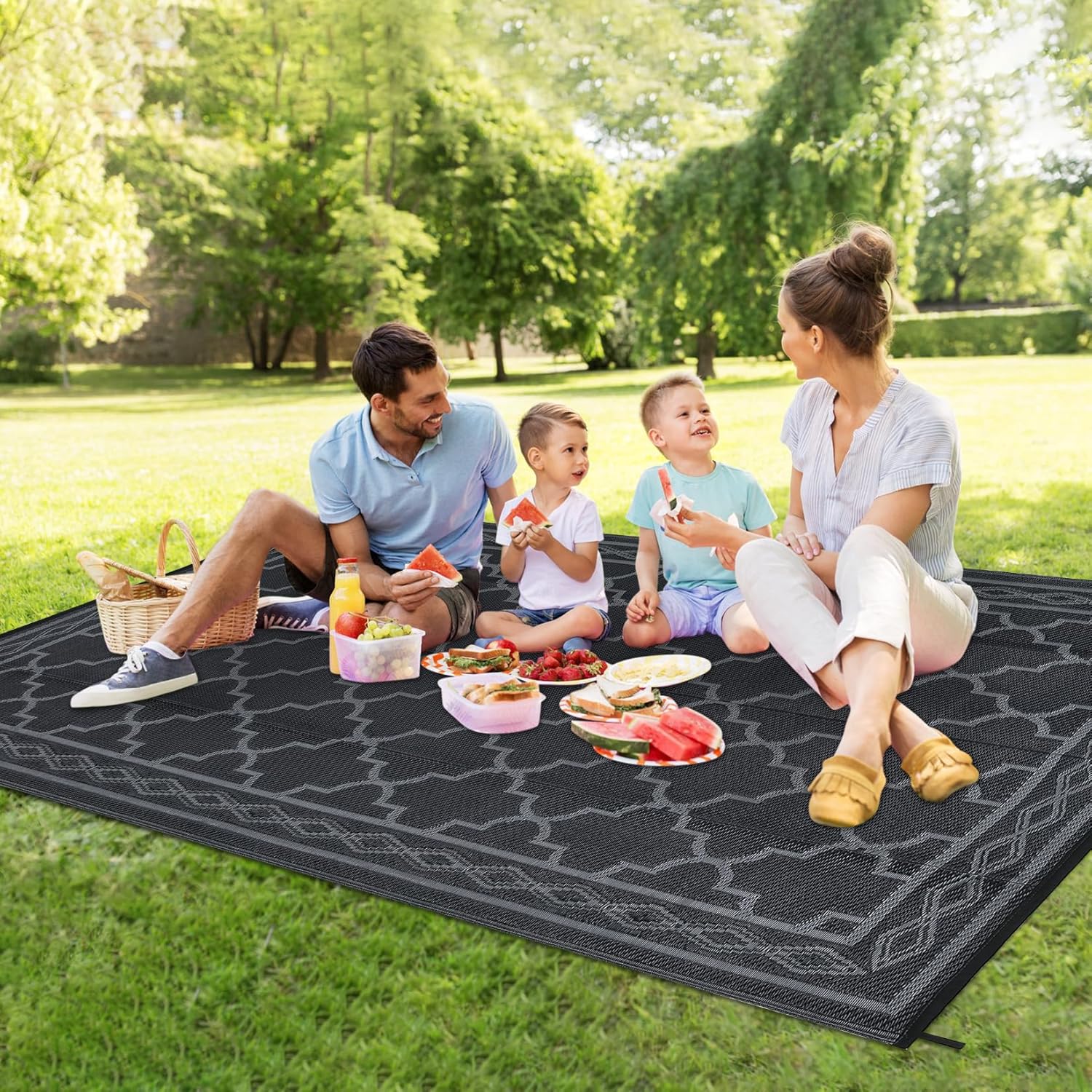 9x12 Large Outdoor Rug – Water - đánh giá và giá Outdoor Camping Rugs 9X12