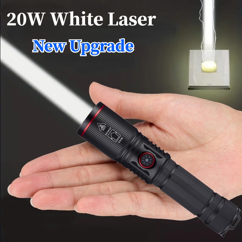 Powerful LED Flashlight Type C - đánh giá và giá Camping Rope
